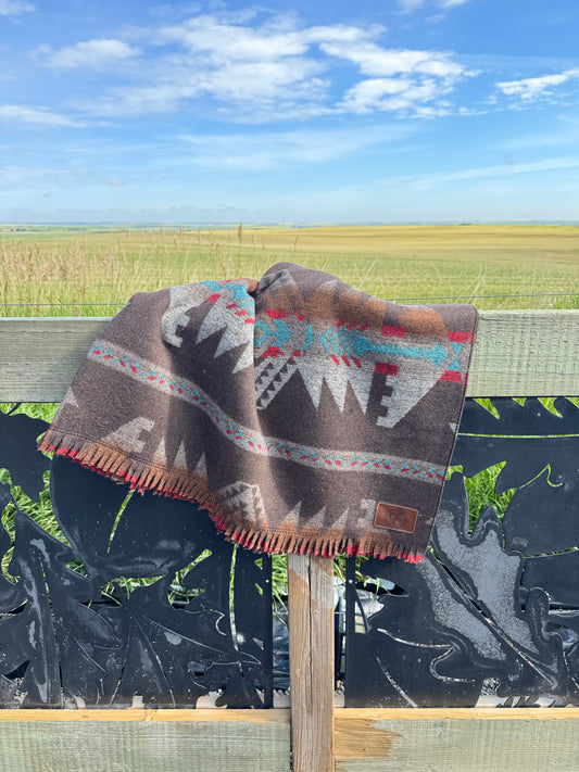 Navajo Print Blankets - Wool Blend (3)