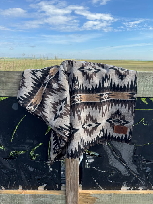 Navajo Print Blankets - Wool Blend (6)
