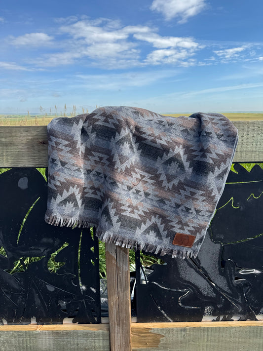 Navajo Print Blankets - Wool Blend (5)