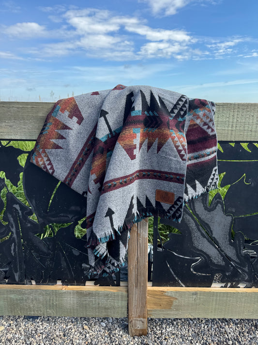 Navajo Print Blankets - Wool Blend (7)